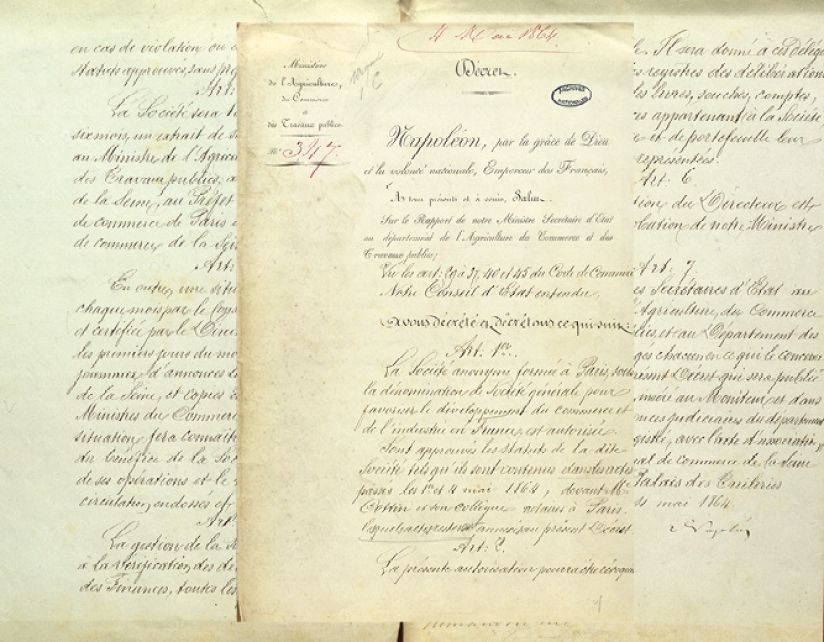 Décret d'application du 4 mai 1864