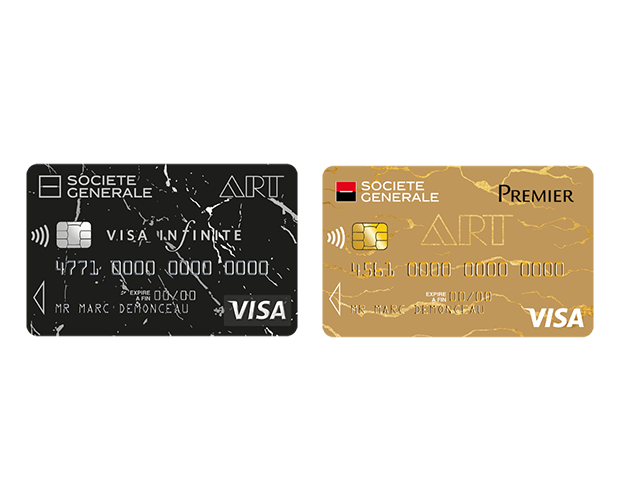 Visuel CP carte ART 2 Cartes Art Société Générale
