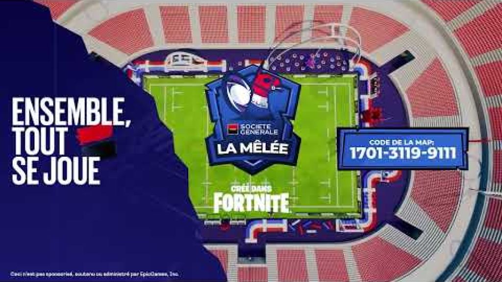 Preview image for the video "La Mêlée : L'expérience Coupe du Monde de Rugby 2023 dans Fortnite".