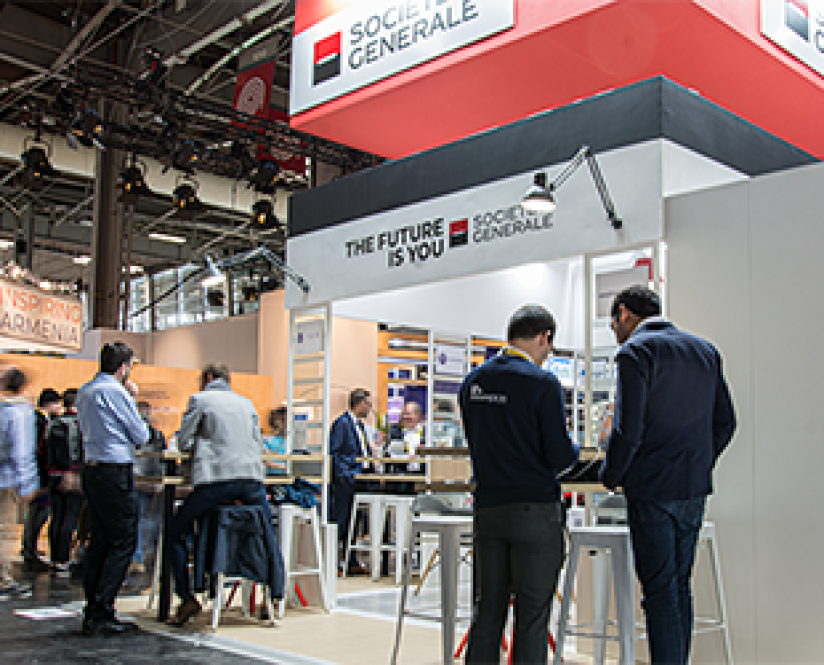 Societe Generale Booth