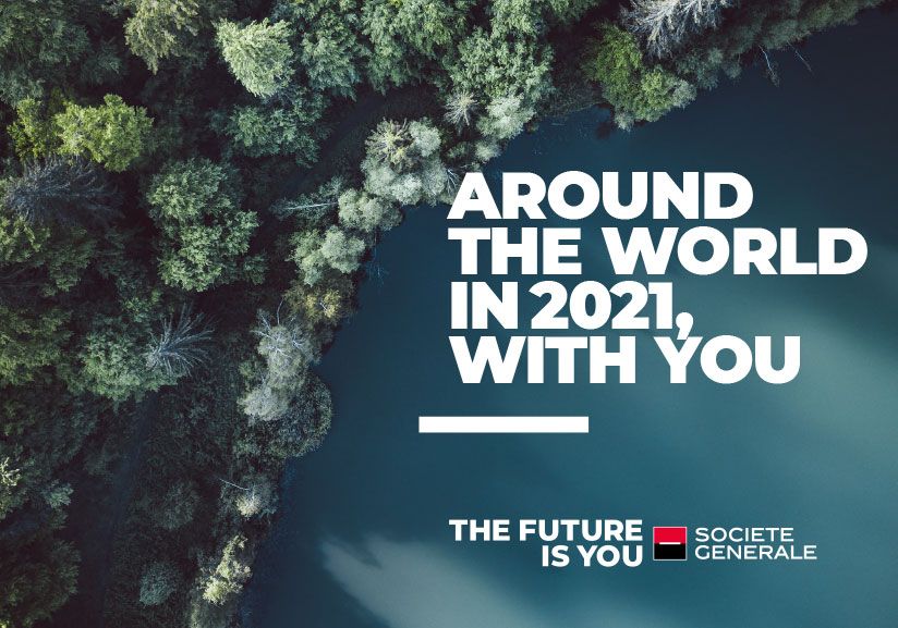 The "Around the world in 2021, with you" booklet