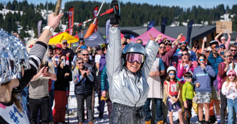 Retraite sportive de Marie Bochet, championne handisport de ski alpin